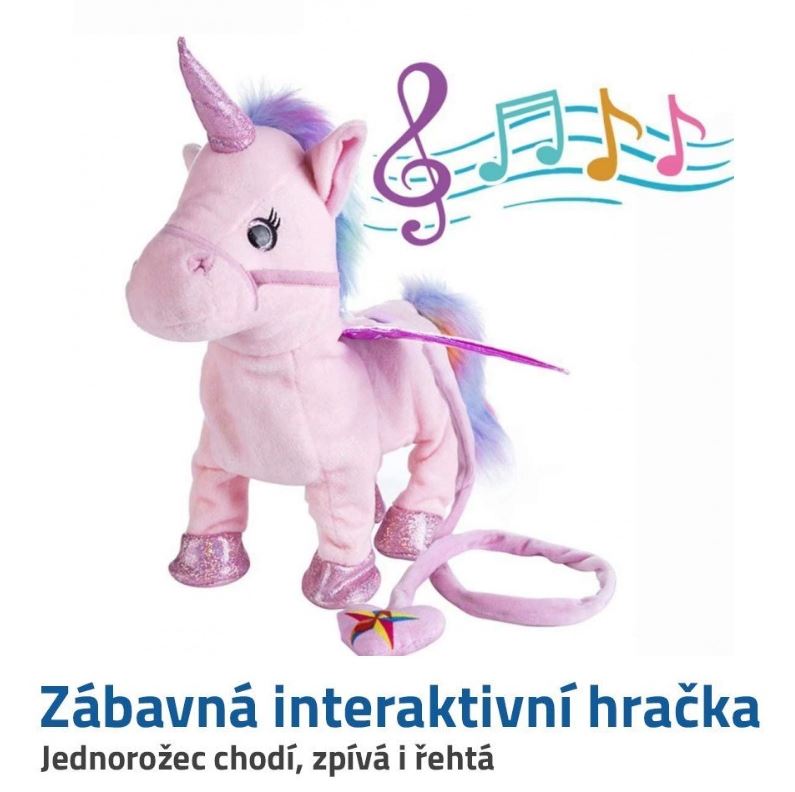 2023-02-26 17_59_10-Zpívající a chodící plyšový jednorožec - Unicorn Roxy _ Dárečkovo.cz
